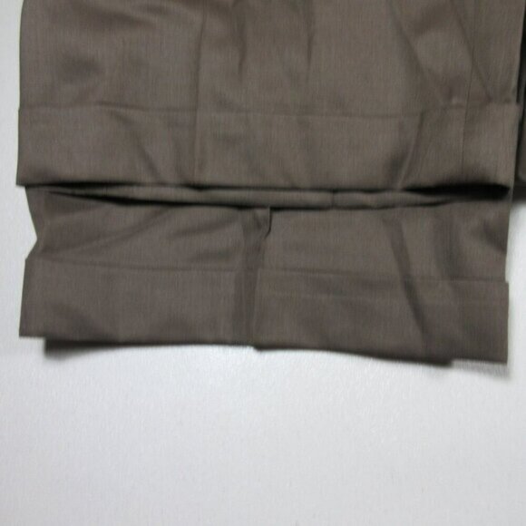 Ralph Lauren LRL mens brown Wool Cashmere cuffed pleated dress pants 34x30 EUC - Picture 6 of 6